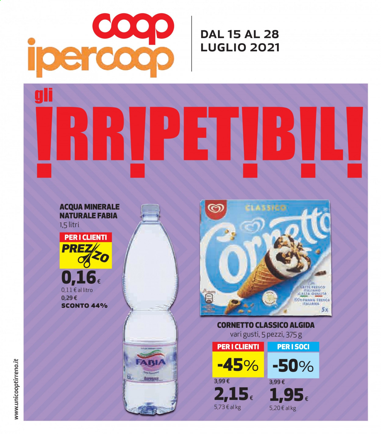 Volantino Coop - 15/7/2021 - 28/7/2021. Pagina 1