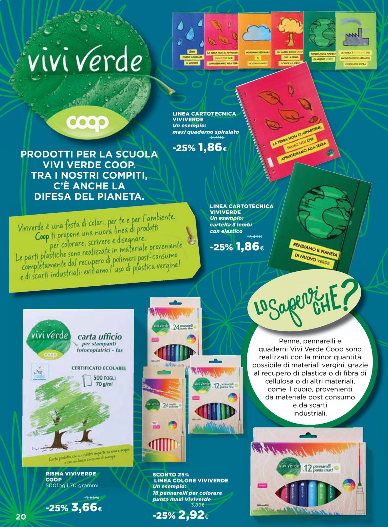 Volantino Coop - 15/7/2021 - 29/9/2021. Pagina 20