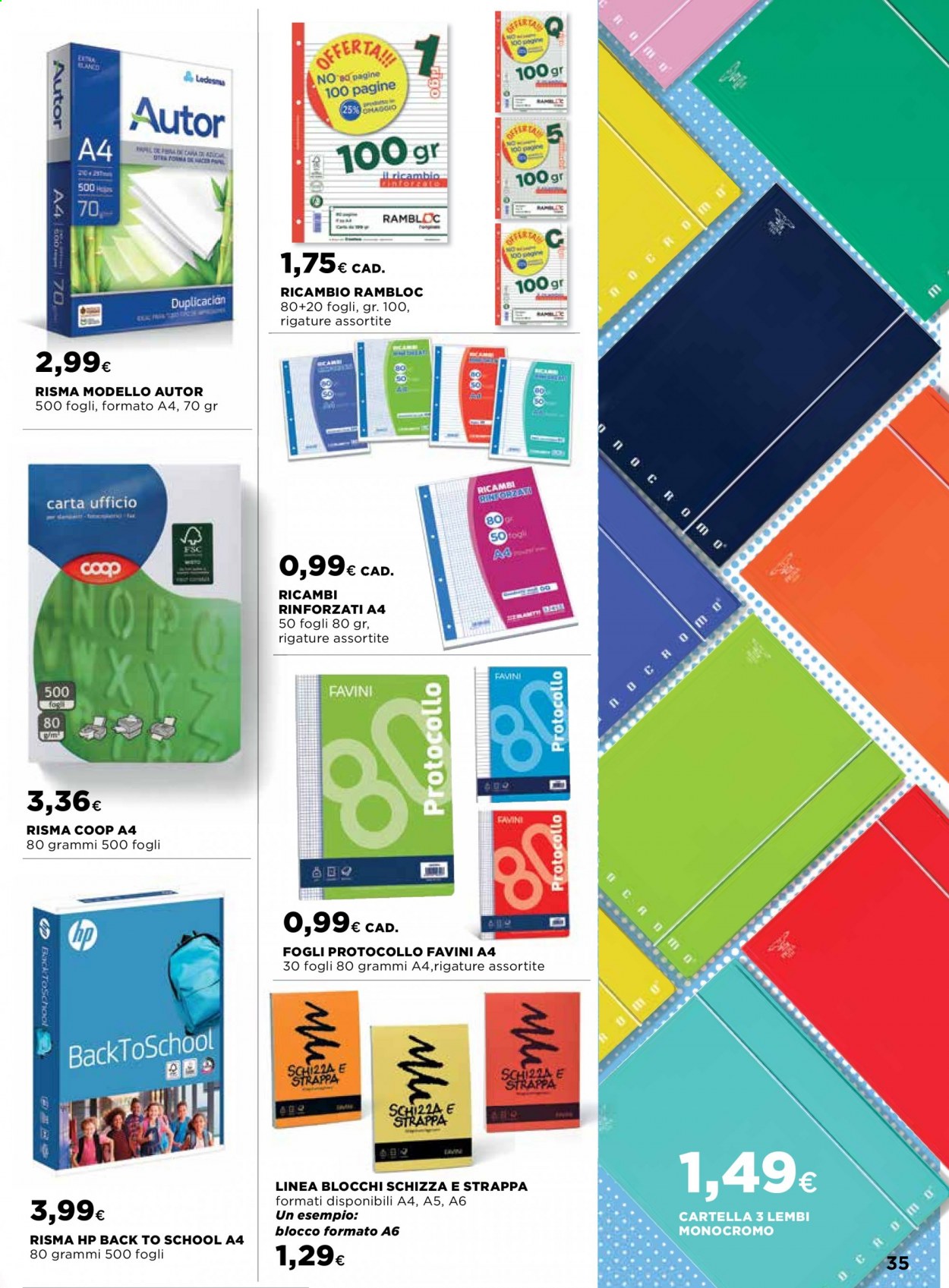 Volantino Coop - 15/7/2021 - 29/9/2021. Pagina 35