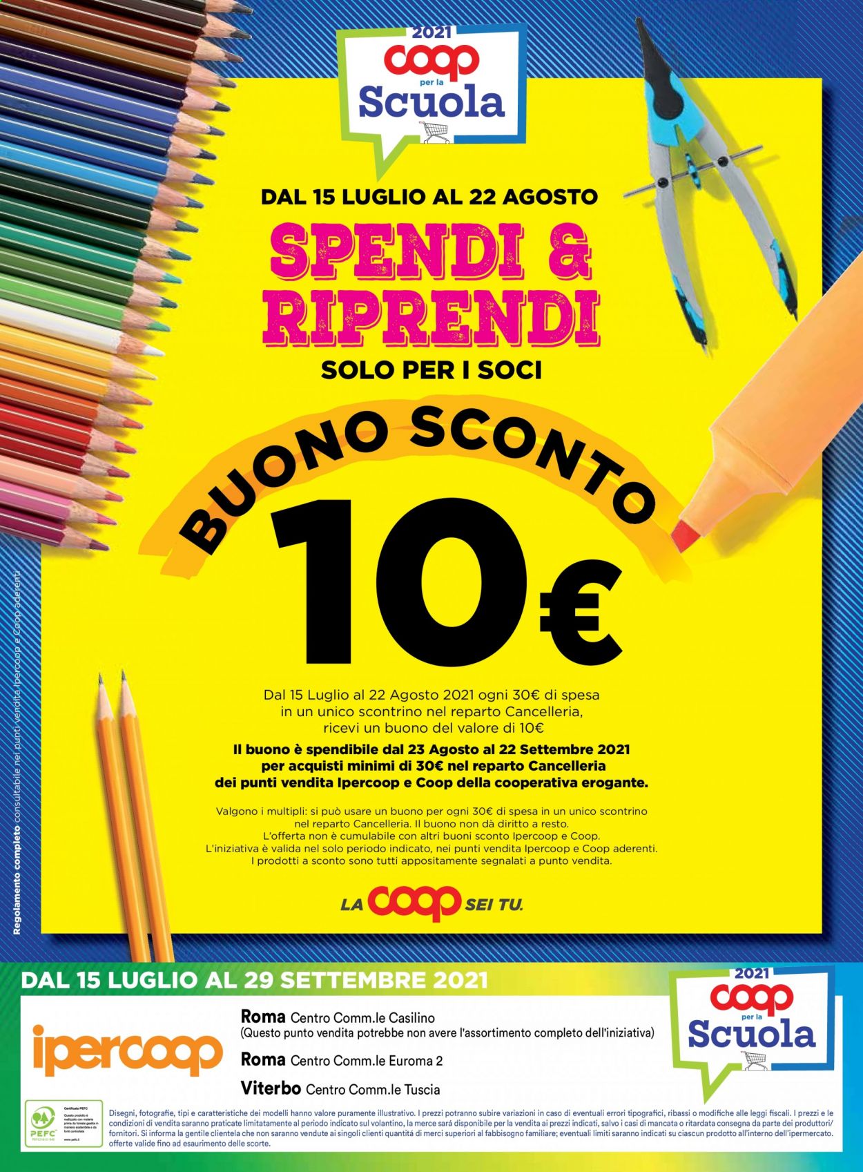 Volantino Coop - 15/7/2021 - 29/9/2021. Pagina 40