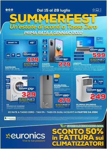 Volantino Euronics - 15.7.2021 - 28.7.2021.