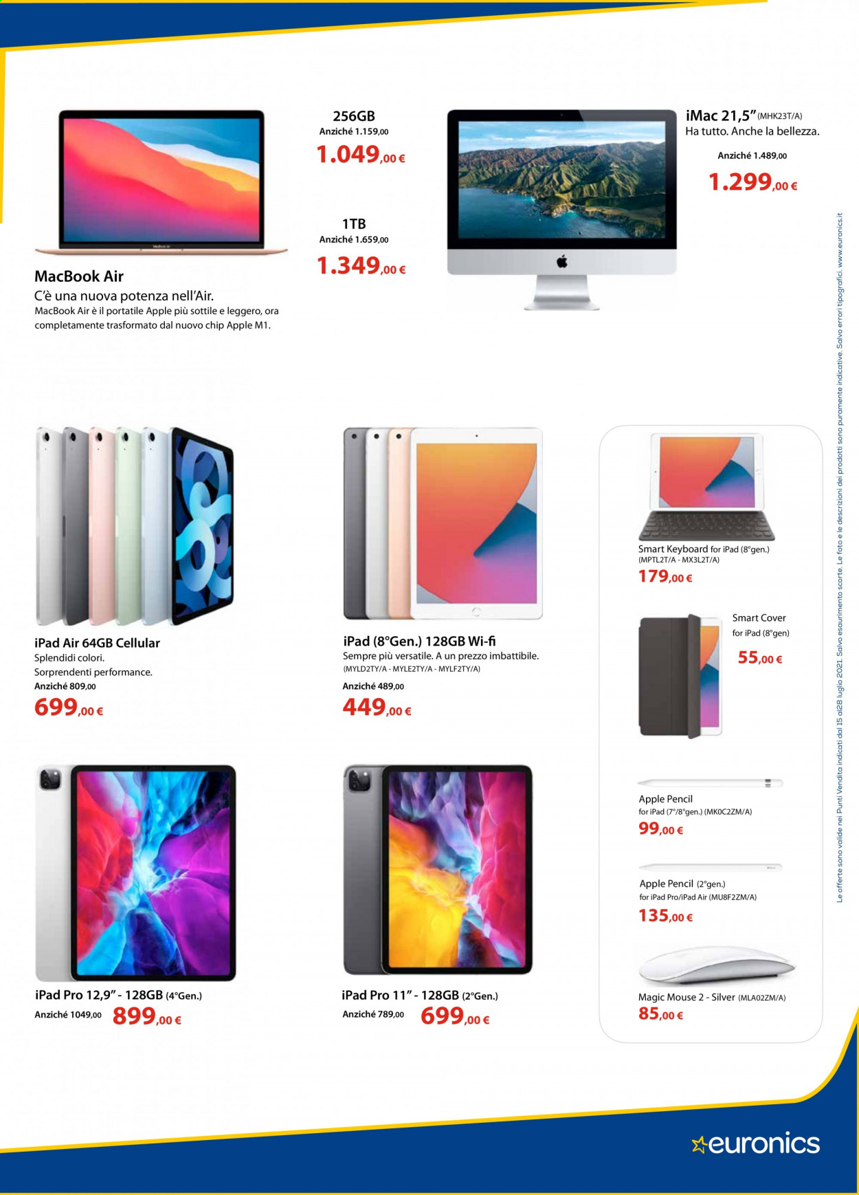 Volantino Euronics - 15/7/2021 - 28/7/2021. Pagina 9