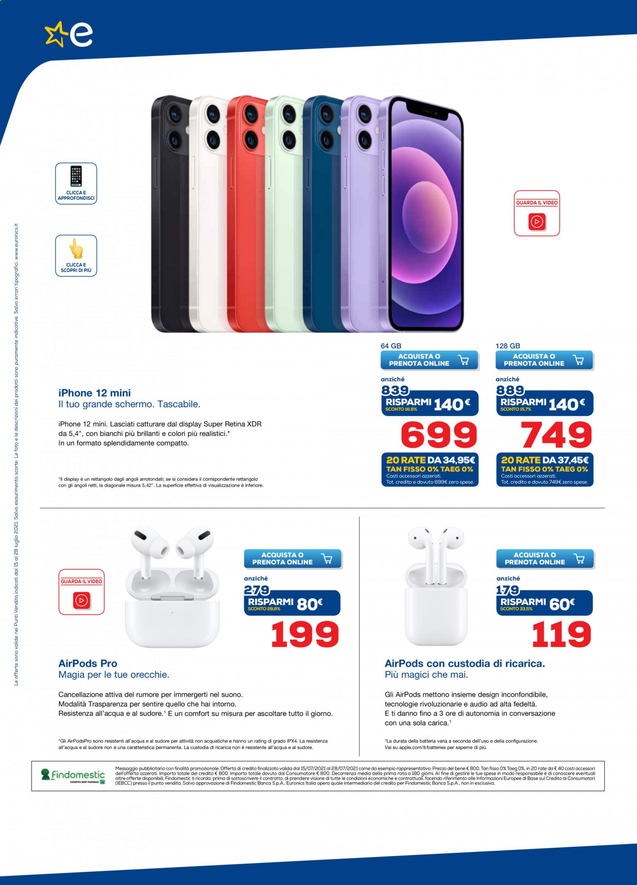 Volantino Euronics - 15/7/2021 - 28/7/2021. Pagina 16