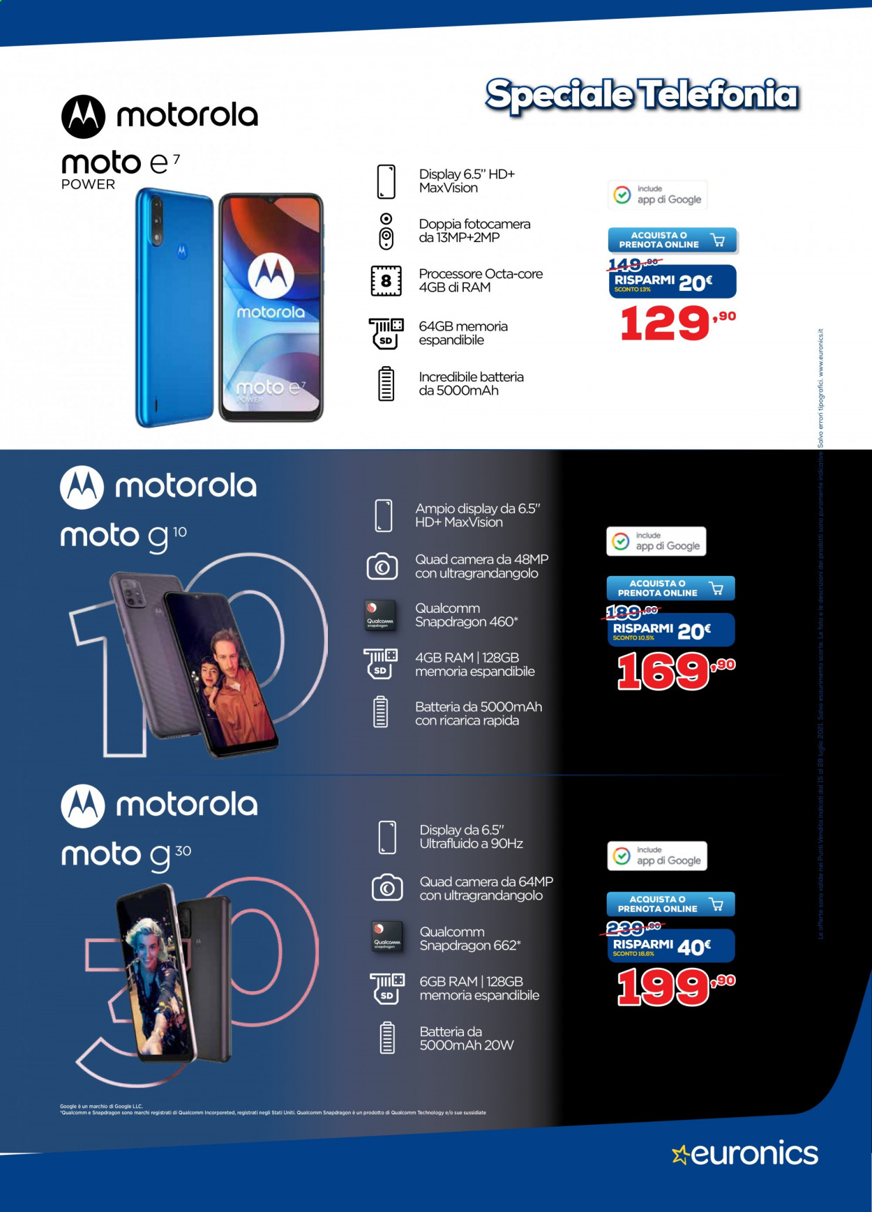 Volantino Euronics - 15/7/2021 - 28/7/2021. Pagina 22