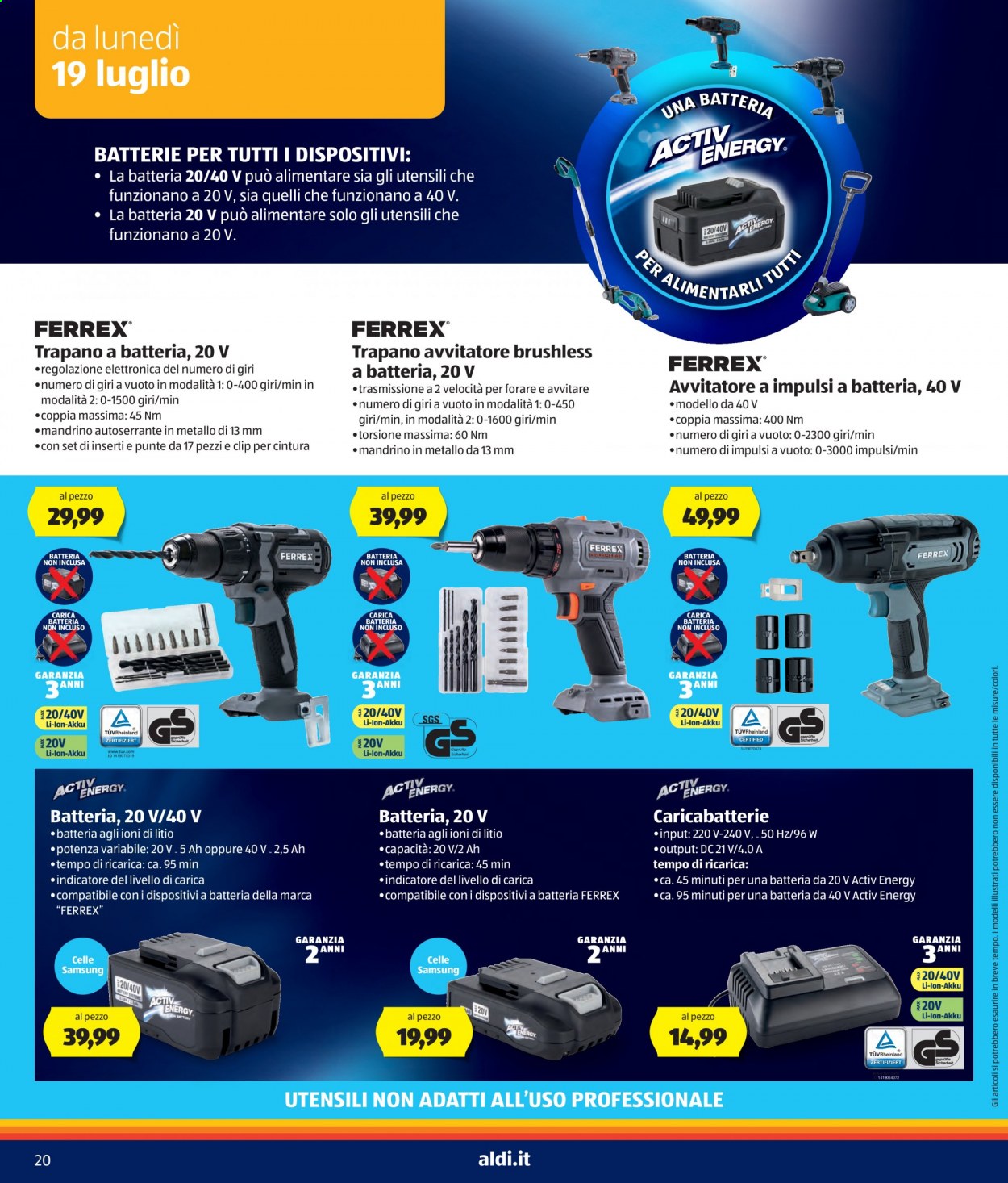 Volantino Aldi - 19/7/2021 - 25/7/2021. Pagina 20
