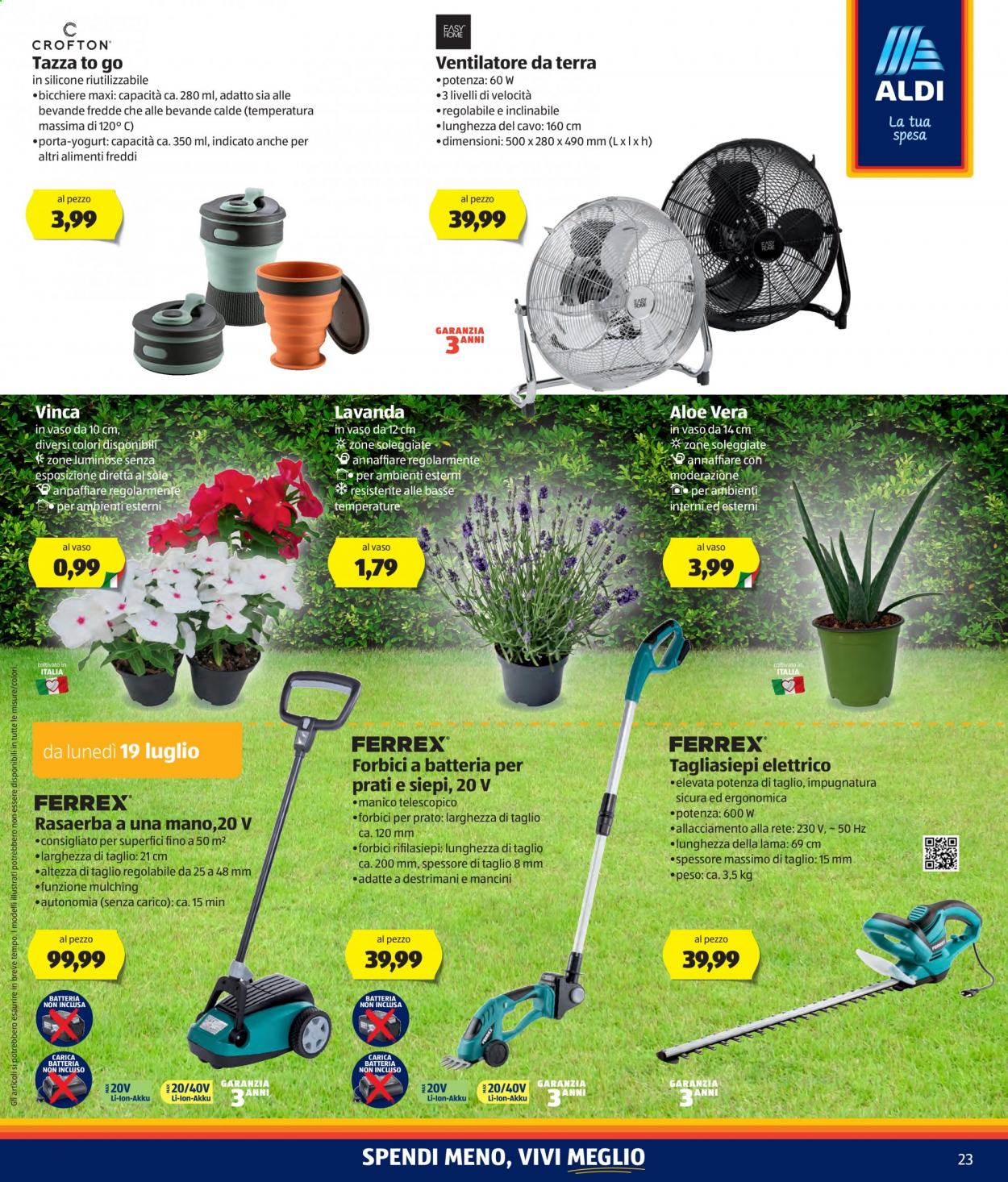 Volantino Aldi - 19/7/2021 - 25/7/2021. Pagina 23