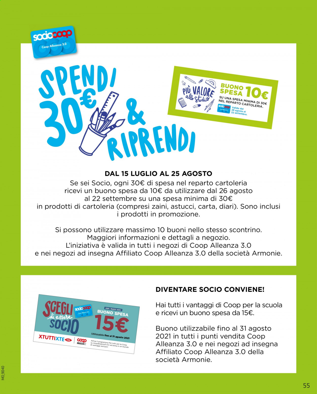 Volantino Coop - 15/7/2021 - 28/7/2021. Pagina 55