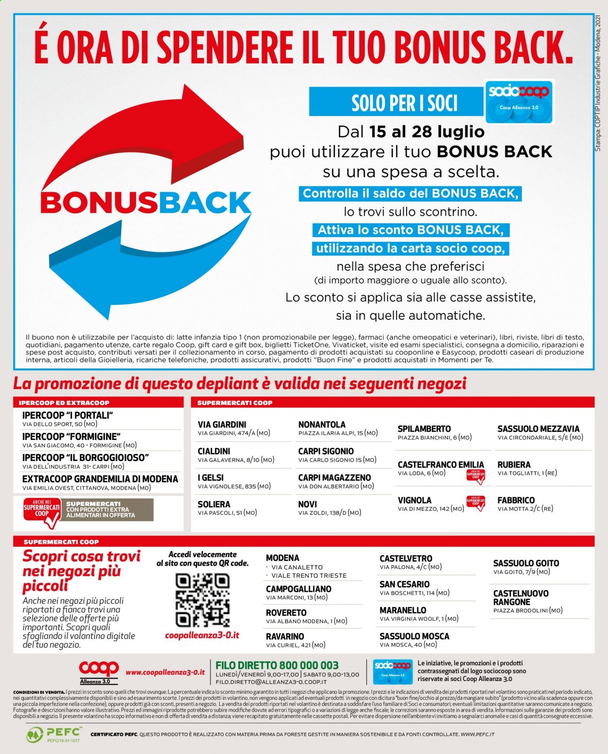 Volantino Coop - 15/7/2021 - 28/7/2021. Pagina 56