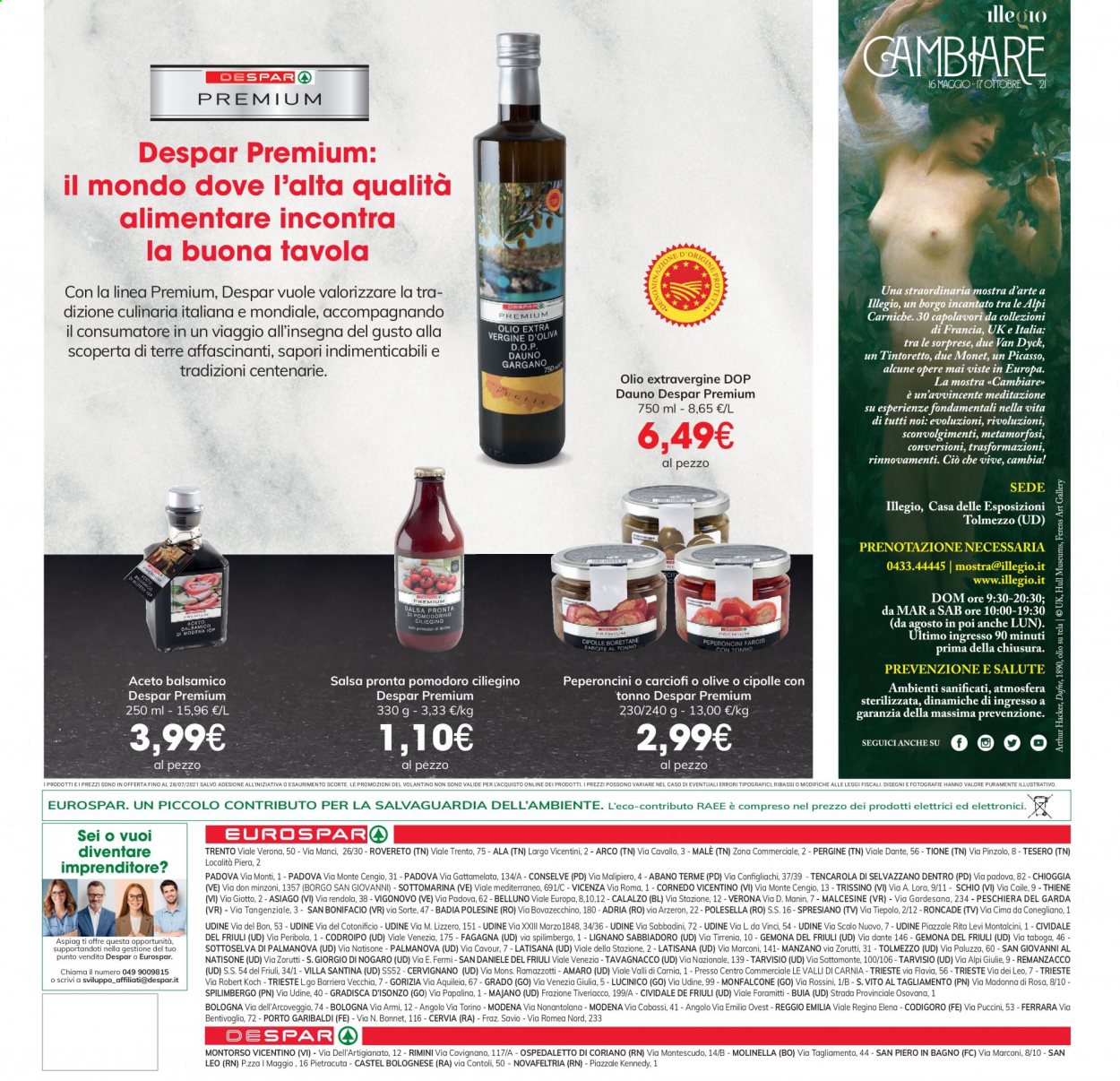 Volantino Eurospar - 15/7/2021 - 28/7/2021. Pagina 24