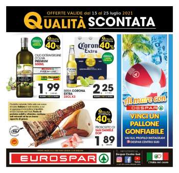 Volantino Eurospar - 15.7.2021 - 25.7.2021.