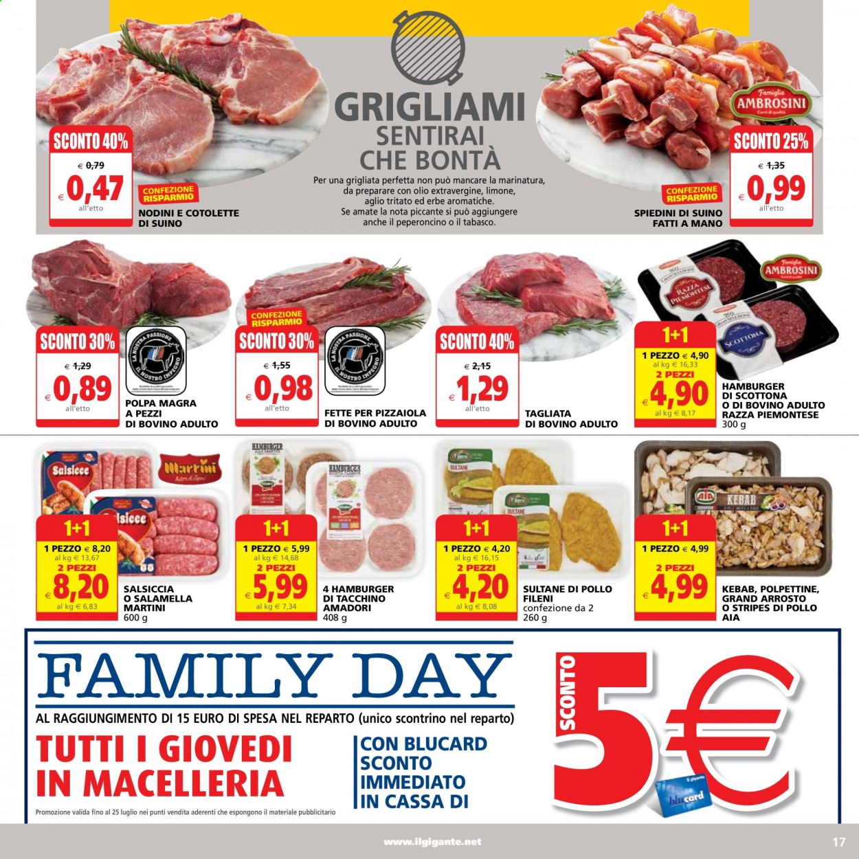 Volantino Il Gigante - 15/7/2021 - 25/7/2021. Pagina 17