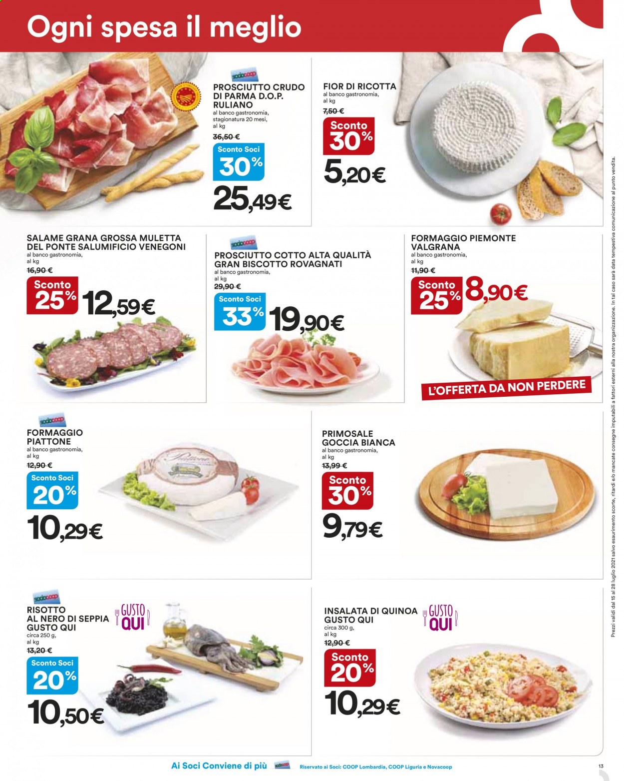 Volantino Coop - 15/7/2021 - 28/7/2021. Pagina 13