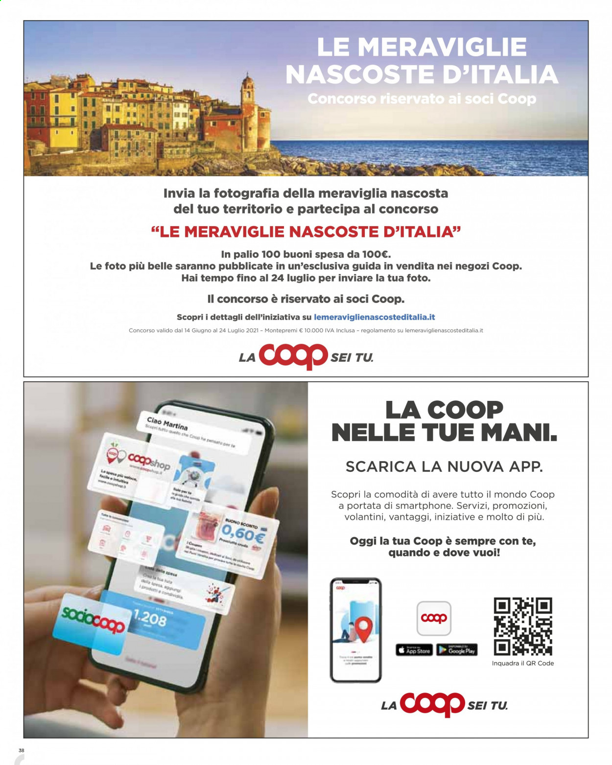 Volantino Coop - 15/7/2021 - 28/7/2021. Pagina 38