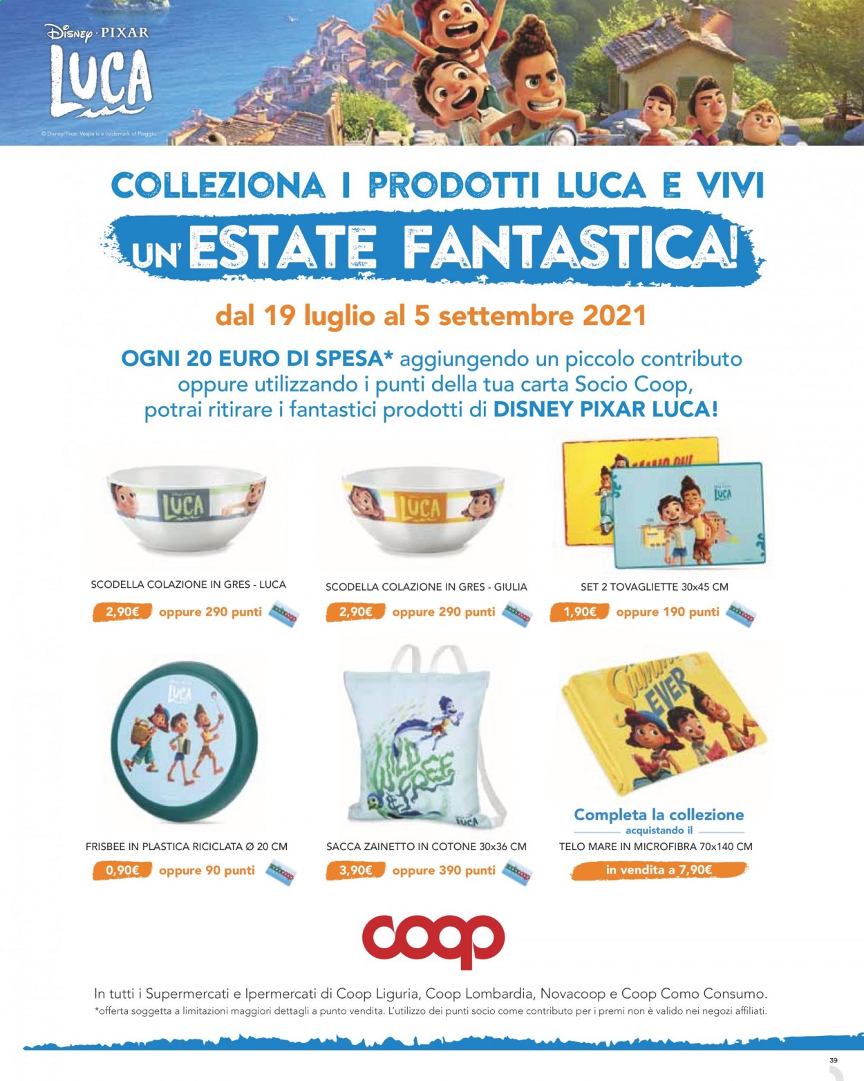 Volantino Coop - 15/7/2021 - 28/7/2021. Pagina 39