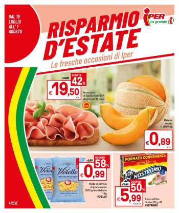 Volantino Iper, La grande i - 19.7.2021 - 1.8.2021.