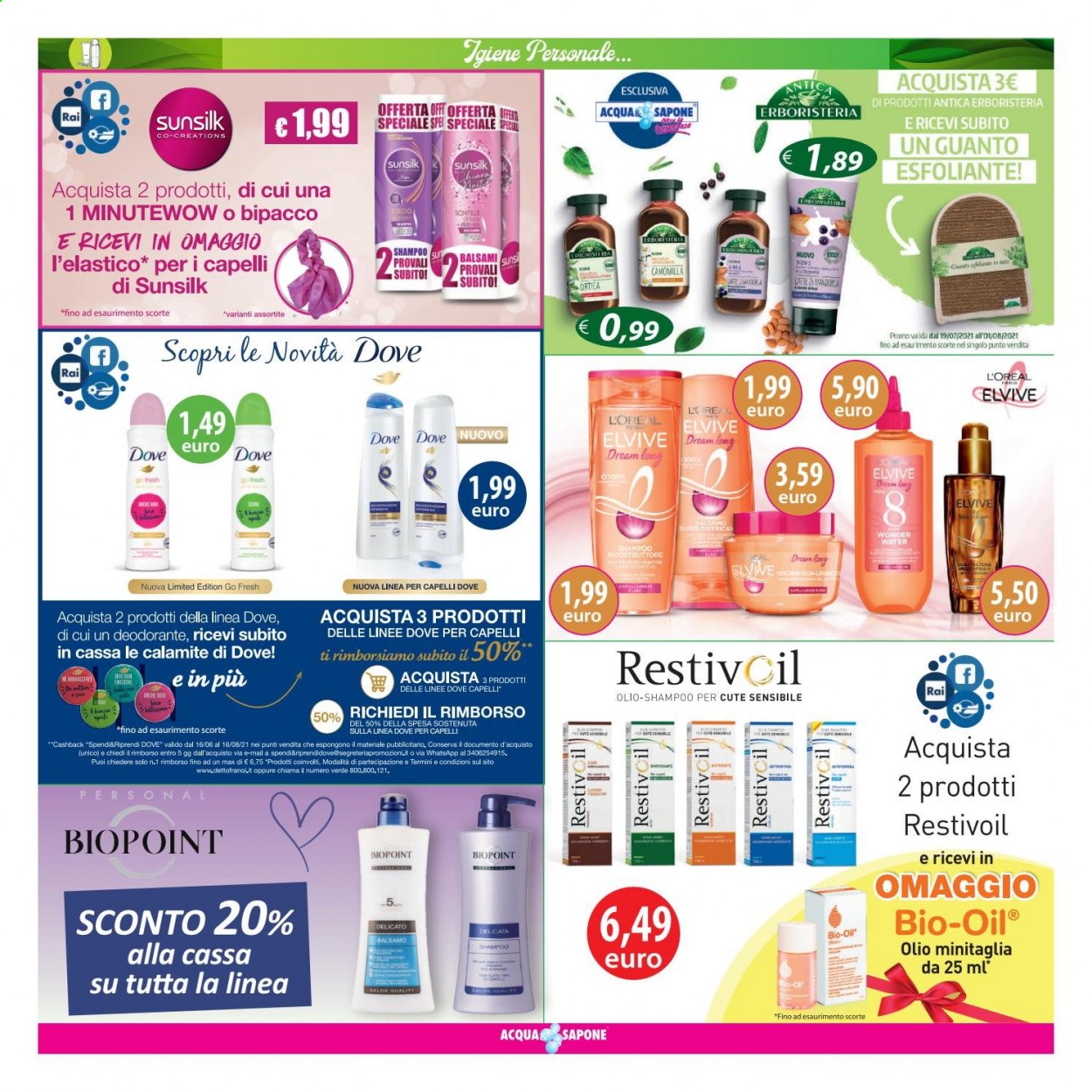 Volantino Acqua & Sapone - 19/7/2021 - 1/8/2021. Pagina 8