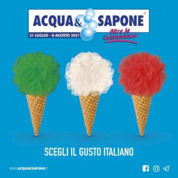 Volantino Acqua & Sapone - 21.7.2021 - 8.8.2021.