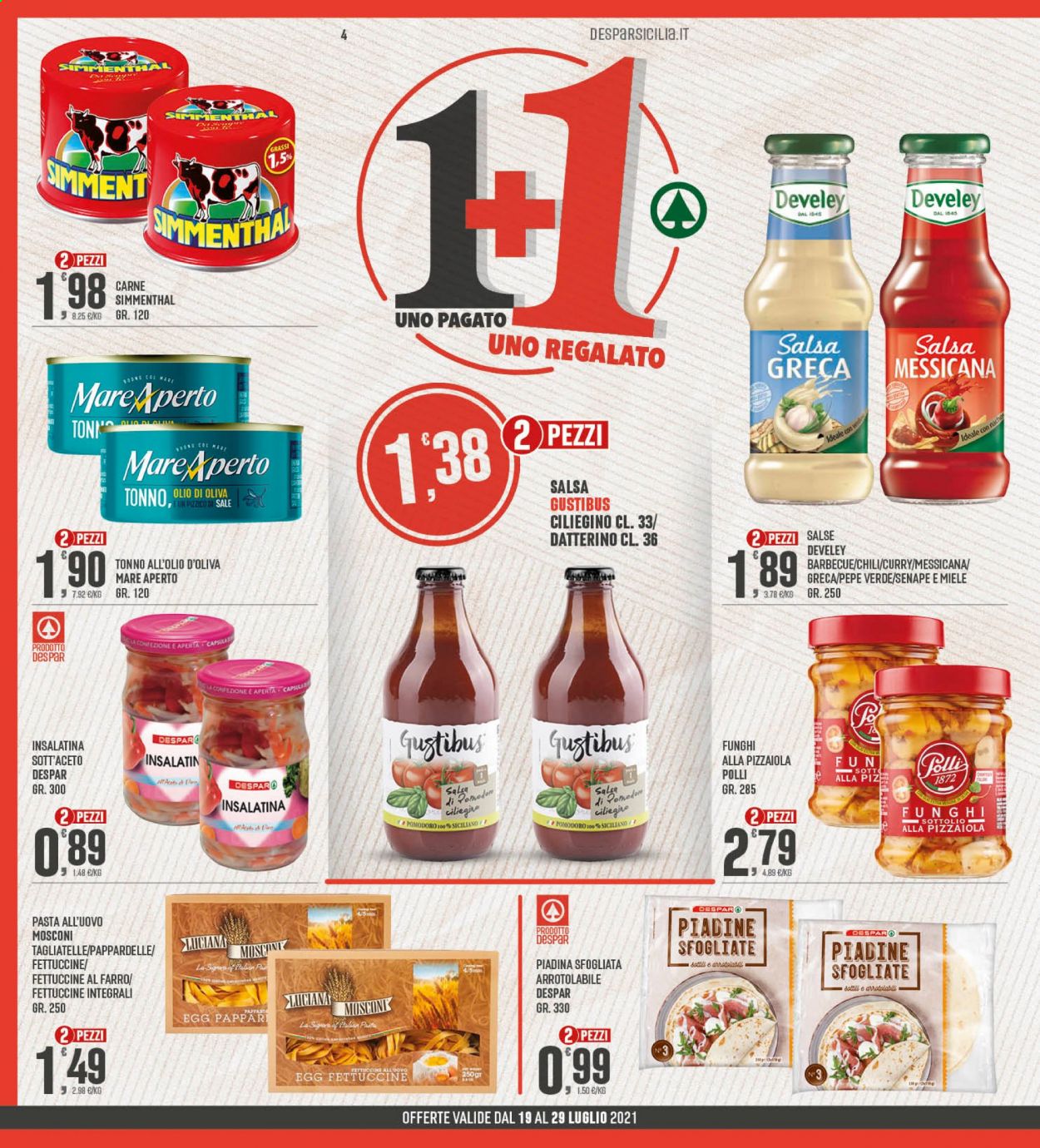 Volantino Eurospar - 19/7/2021 - 29/7/2021. Pagina 4