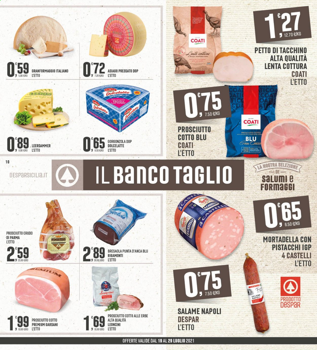 Volantino Eurospar - 19/7/2021 - 29/7/2021. Pagina 10