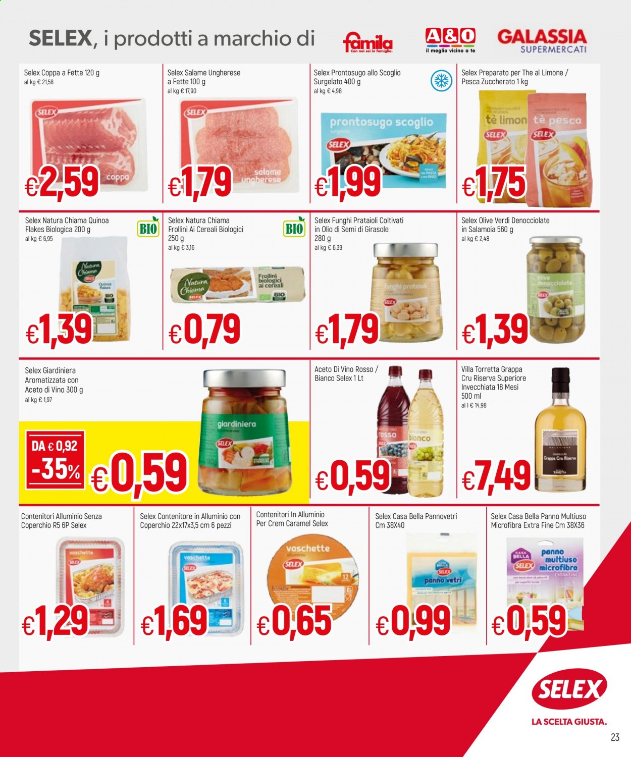 Volantino Famila - 22/7/2021 - 4/8/2021. Pagina 23