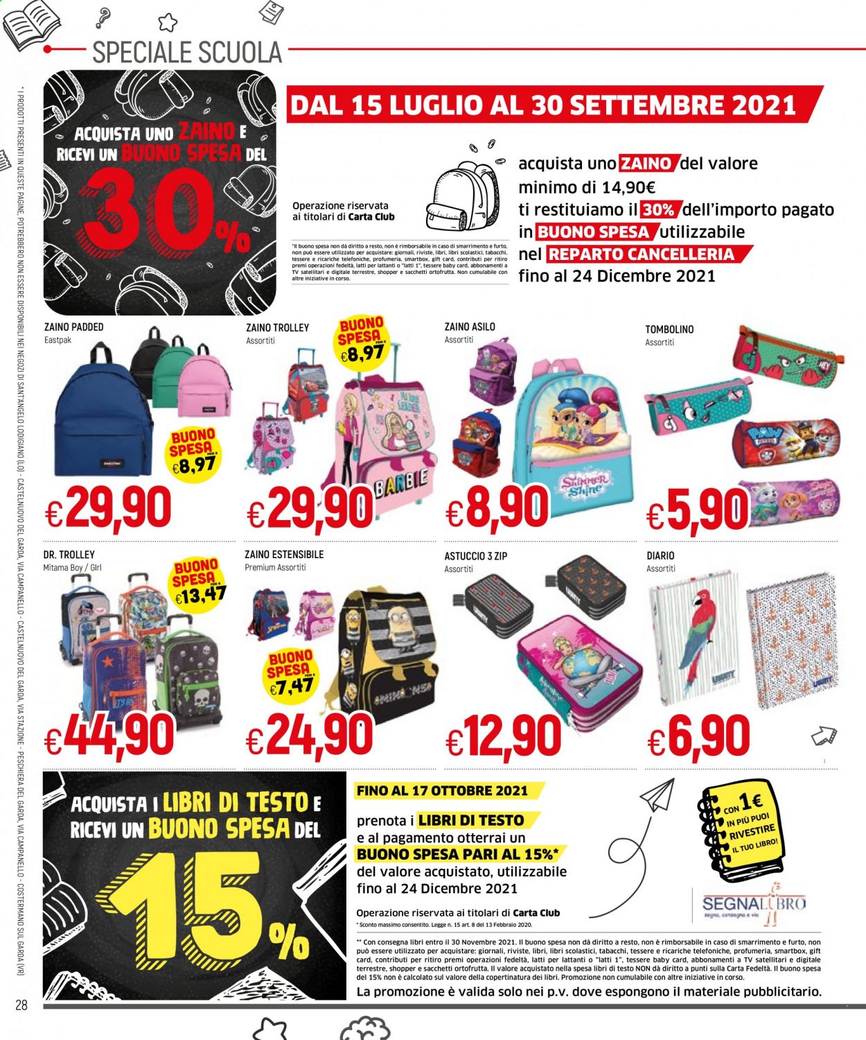 Volantino Famila - 22/7/2021 - 4/8/2021. Pagina 28