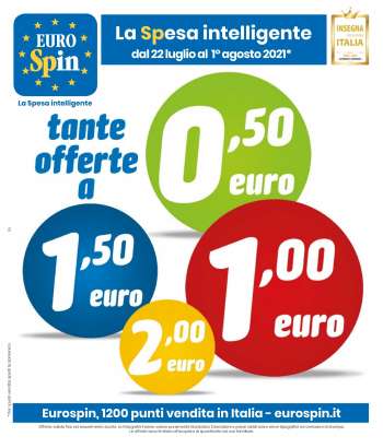 Volantino EuroSpin - 22.7.2021 - 1.8.2021.