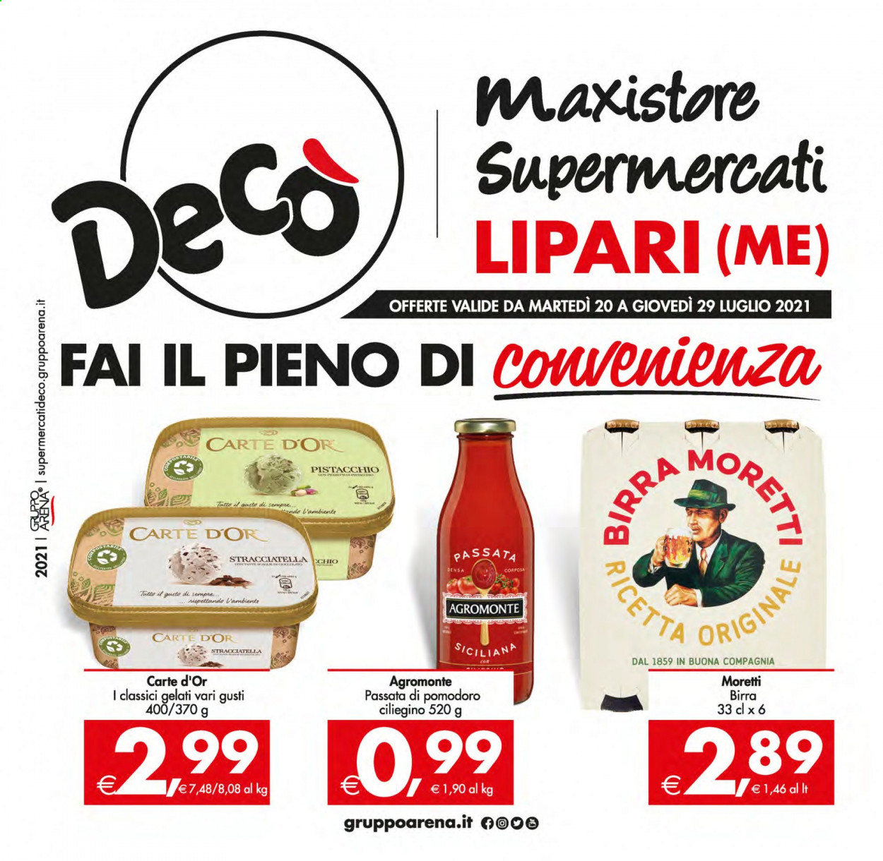 Volantino Deco - 20/7/2021 - 29/7/2021. Pagina 1