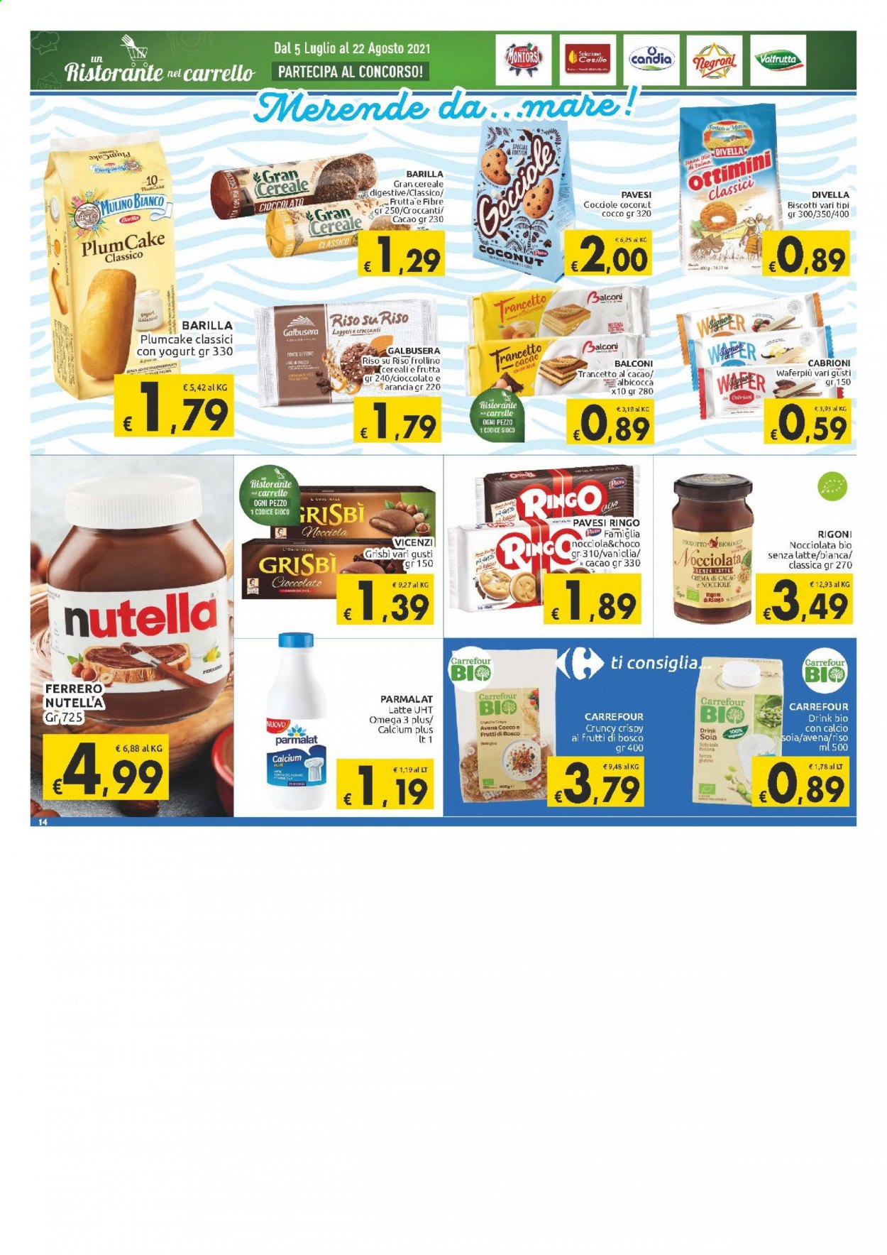 Volantino Carrefour - 20/7/2021 - 1/8/2021. Pagina 14