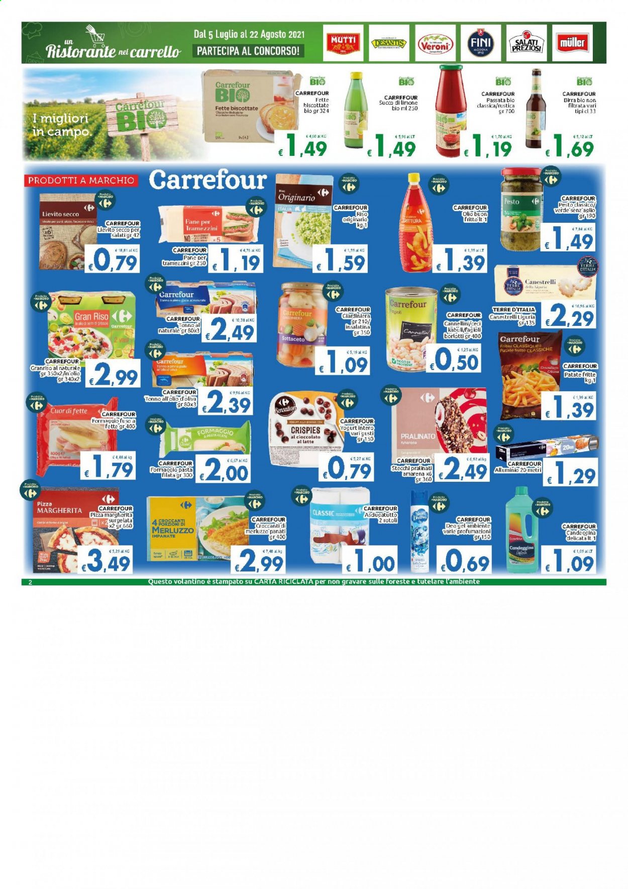 Volantino Carrefour - 21/7/2021 - 27/7/2021. Pagina 2