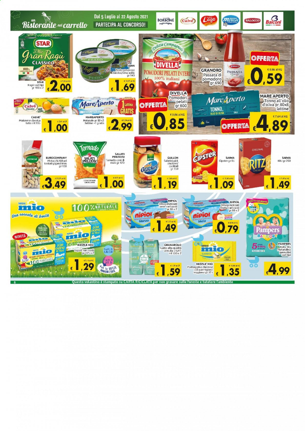 Volantino Carrefour - 21/7/2021 - 27/7/2021. Pagina 8
