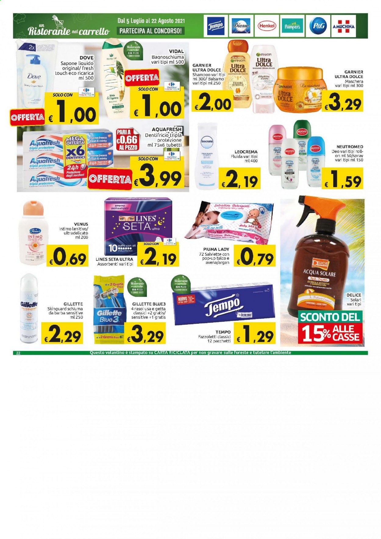 Volantino Carrefour - 21/7/2021 - 27/7/2021. Pagina 22