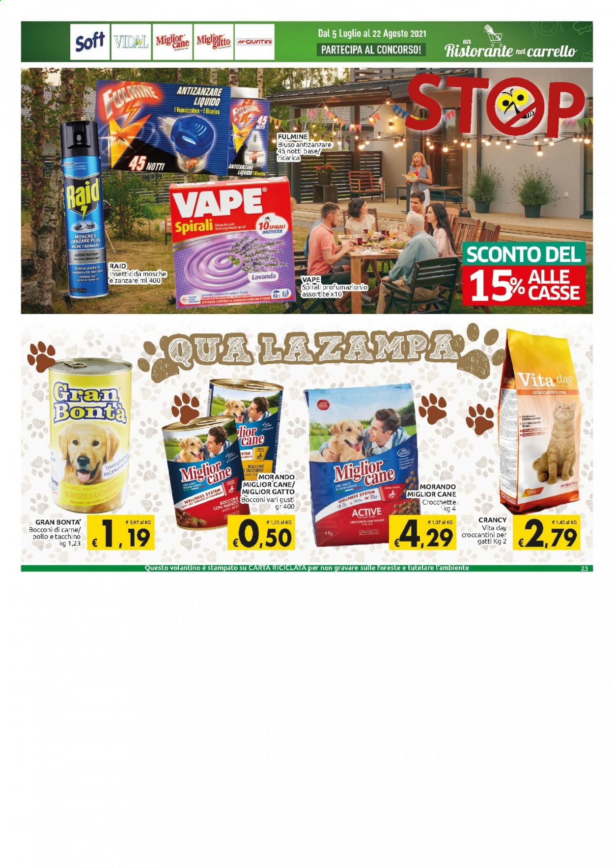 Volantino Carrefour - 21/7/2021 - 27/7/2021. Pagina 23