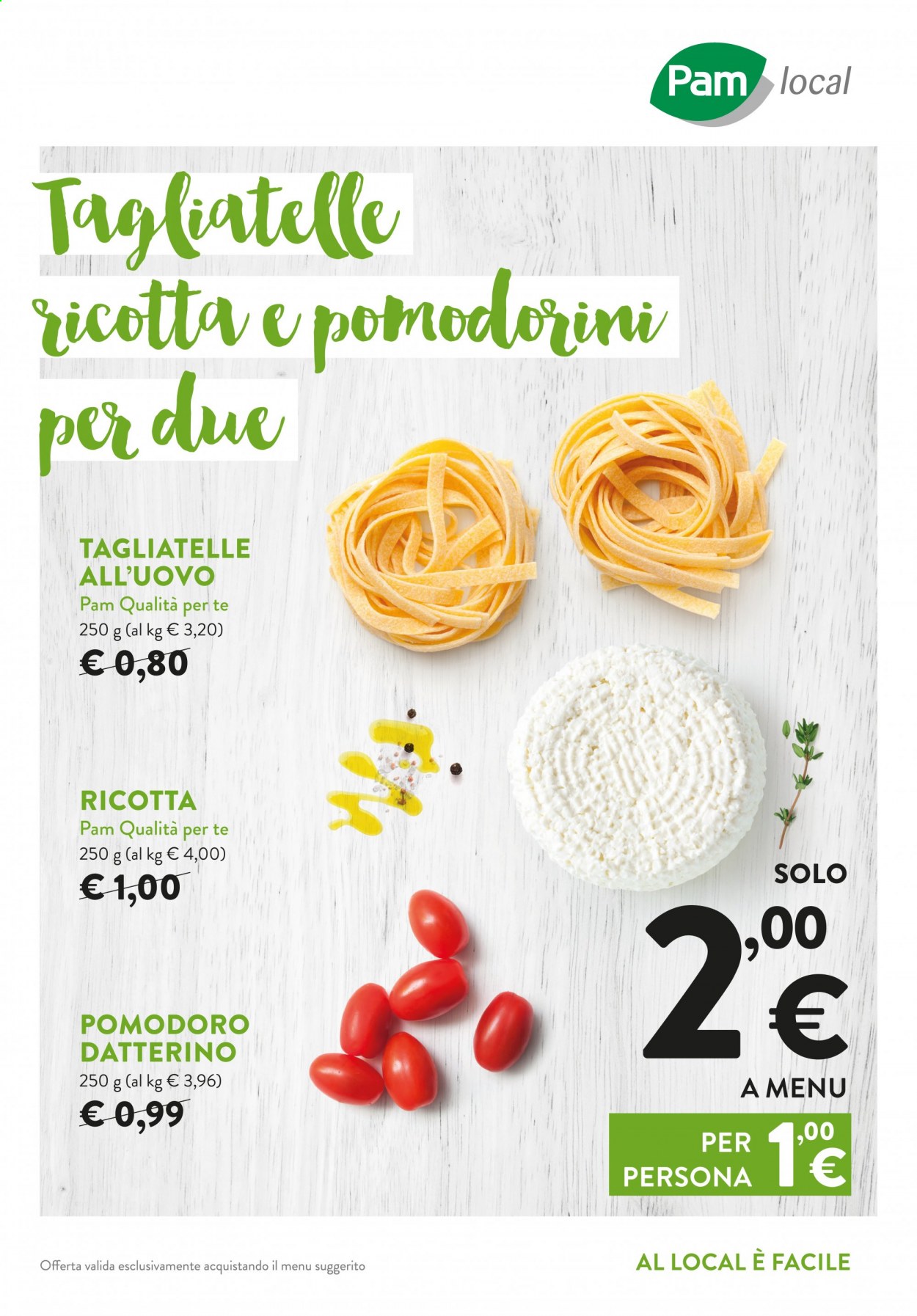 Volantino Pam local. Pagina 1