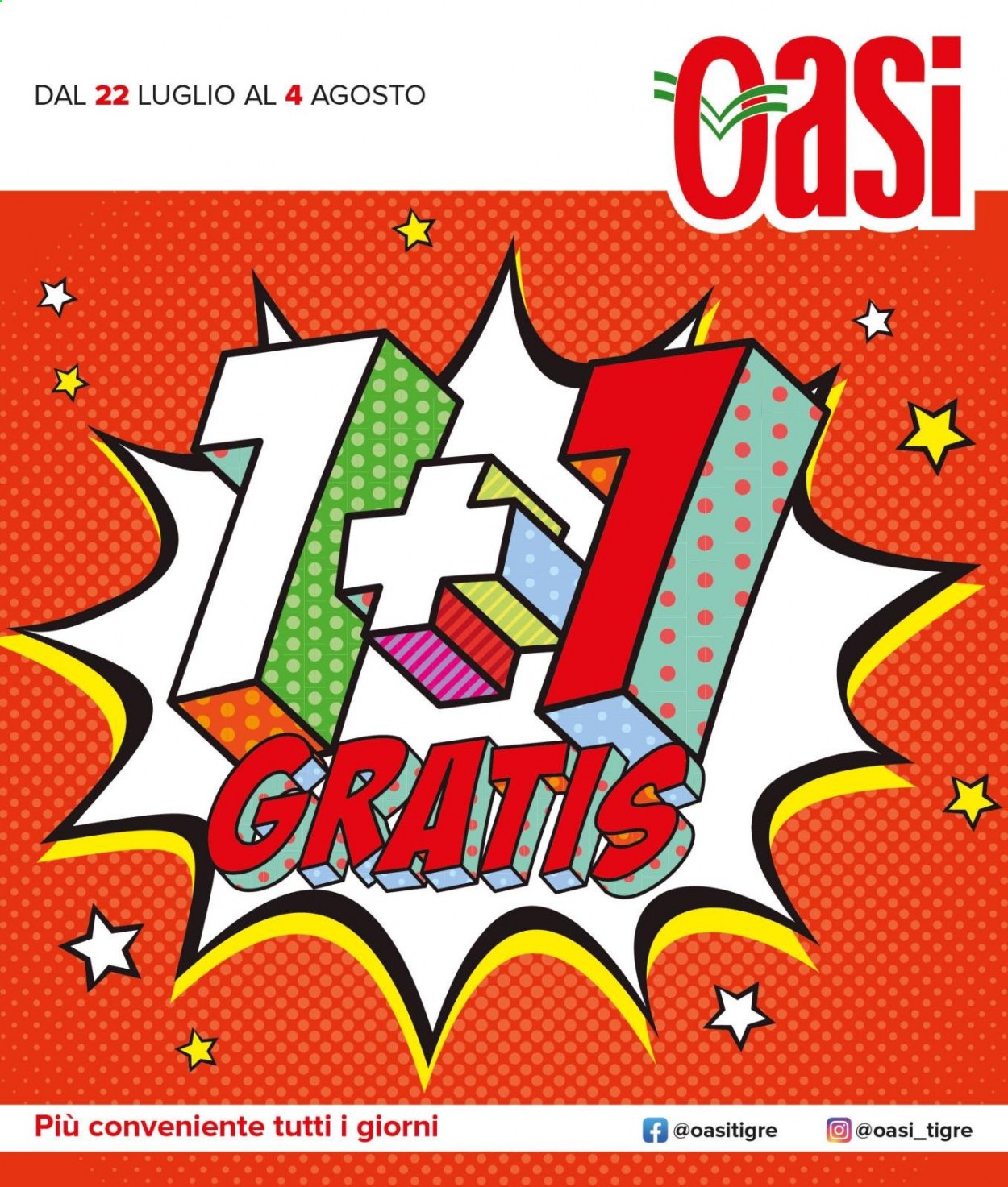 Volantino Oasi - 22/7/2021 - 4/8/2021. Pagina 1