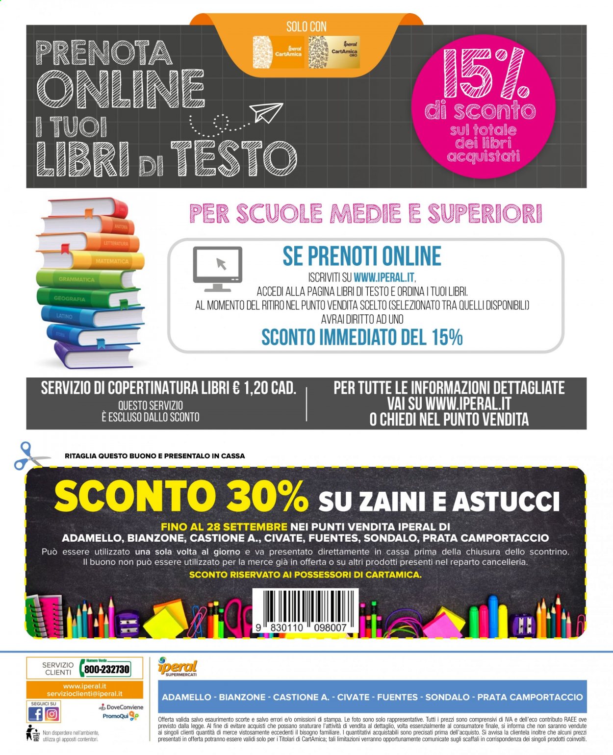 Volantino Iperal - 21/7/2021 - 14/9/2021. Pagina 24