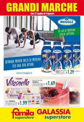 Volantino Famila - 22.7.2021 - 4.8.2021.