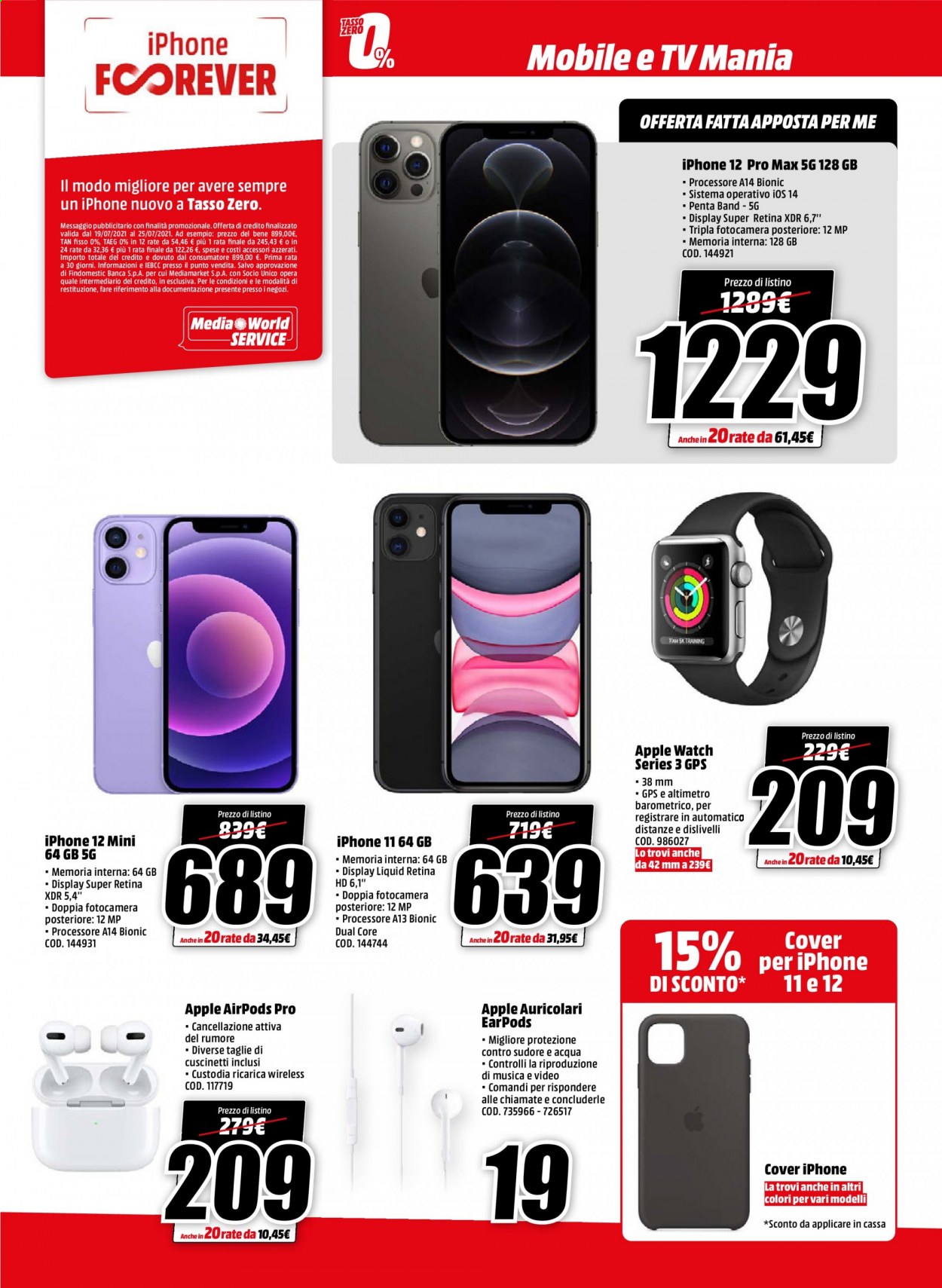Volantino MediaWorld - 22/7/2021 - 31/7/2021. Pagina 2
