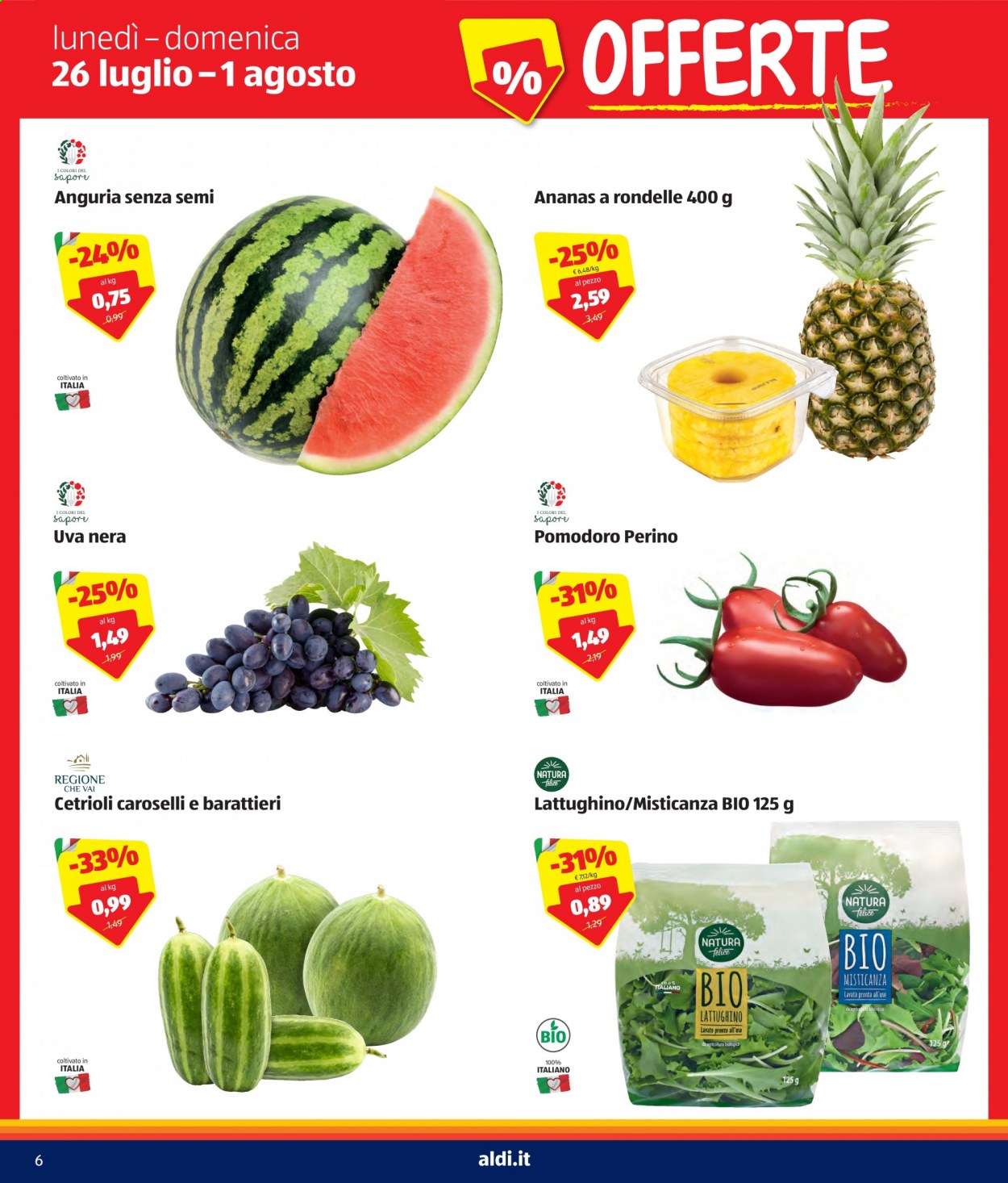 Volantino Aldi - 26/7/2021 - 1/8/2021. Pagina 6