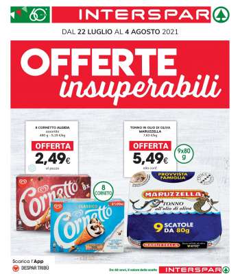 Volantino Interspar - 22.7.2021 - 4.8.2021.
