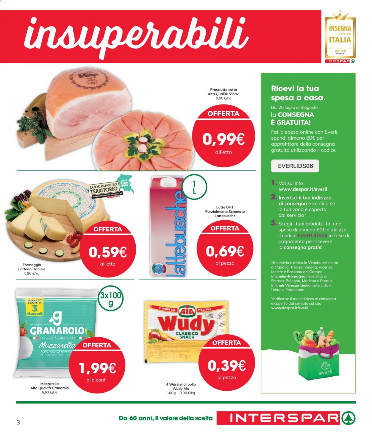 Volantino Interspar - 22/7/2021 - 4/8/2021. Pagina 3