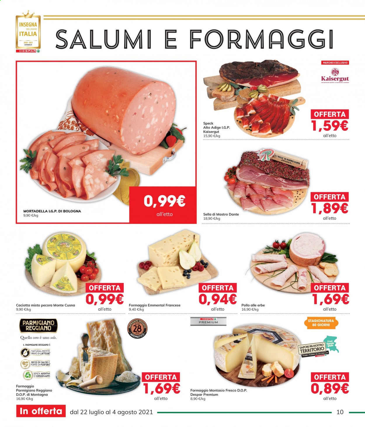 Volantino Interspar - 22/7/2021 - 4/8/2021. Pagina 10