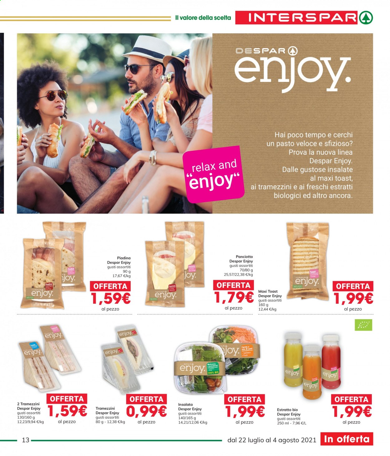 Volantino Interspar - 22/7/2021 - 4/8/2021. Pagina 13