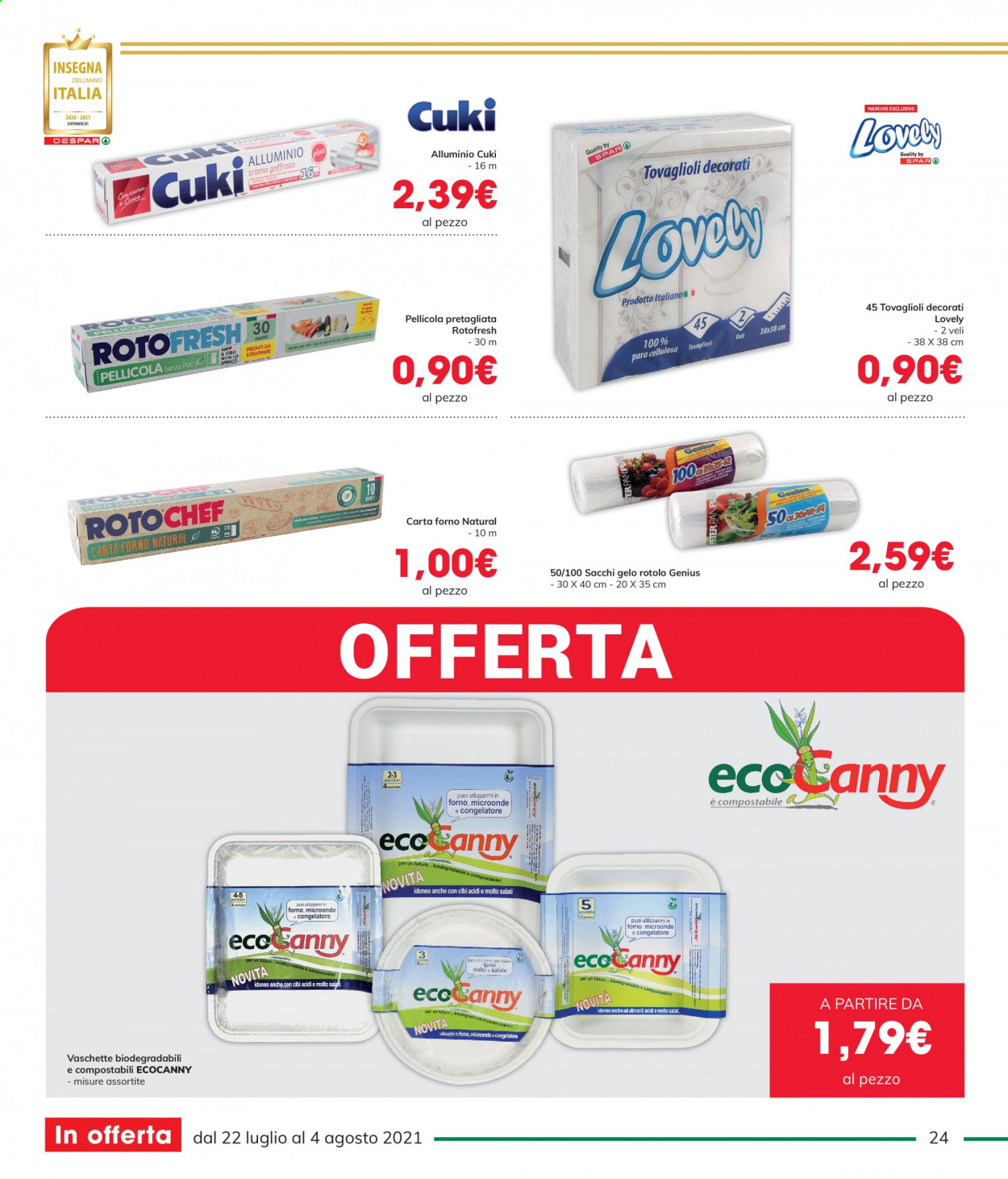 Volantino Interspar - 22/7/2021 - 4/8/2021. Pagina 24