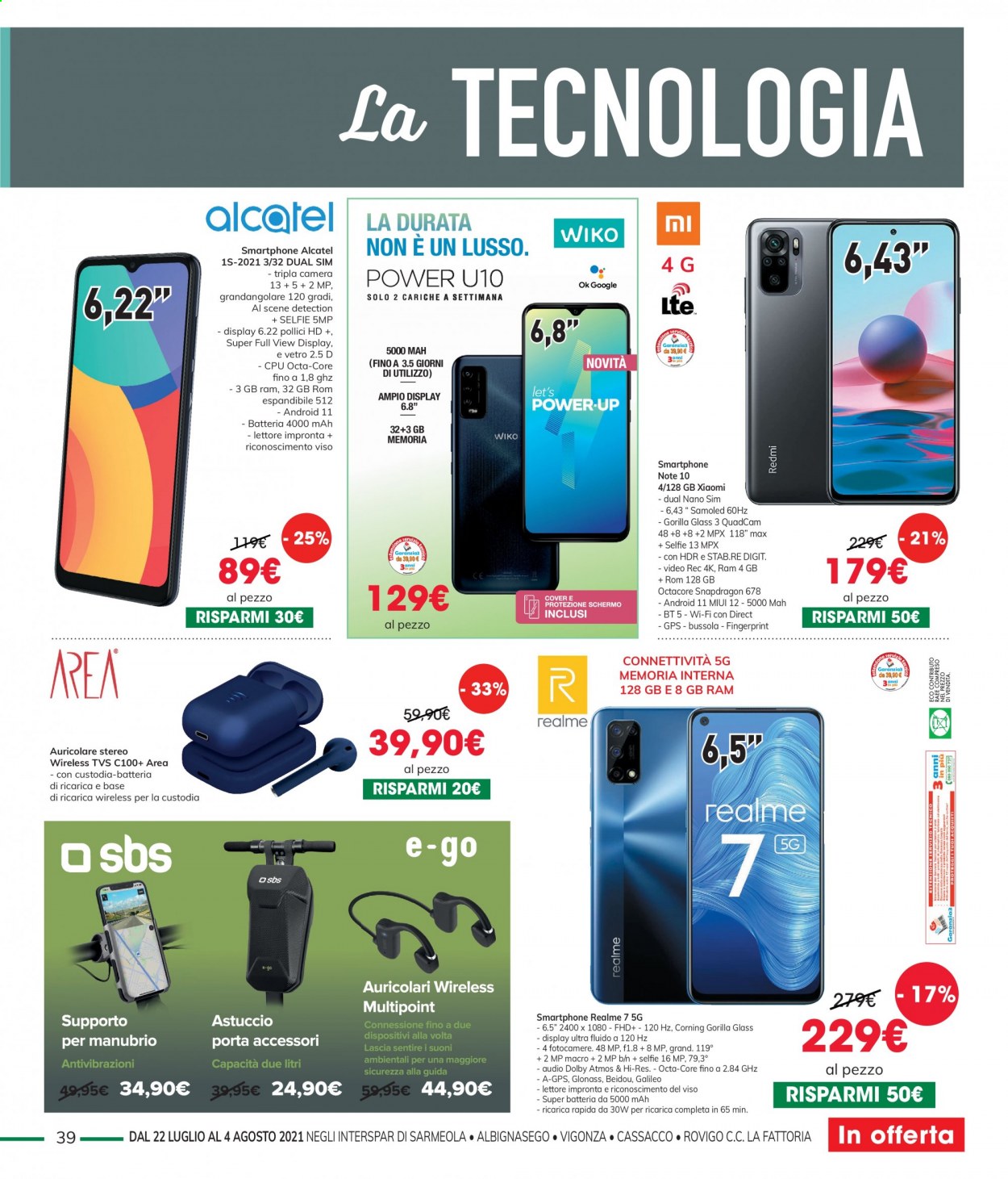Volantino Interspar - 22/7/2021 - 4/8/2021. Pagina 39