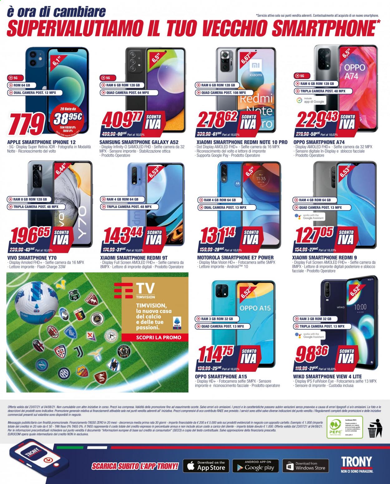 Volantino Trony - 23/7/2021 - 4/8/2021. Pagina 9