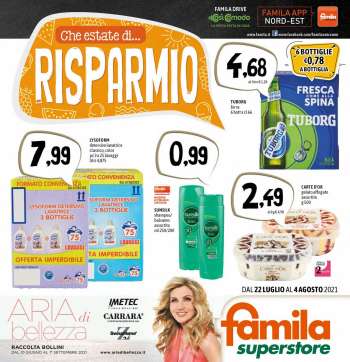 Volantino Famila - 22.7.2021 - 4.8.2021.