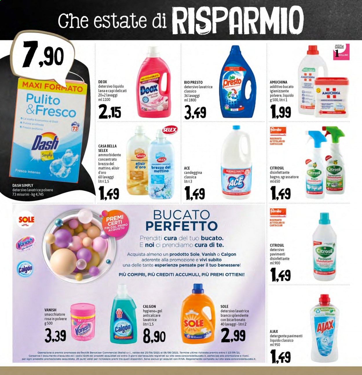 Volantino Famila - 22/7/2021 - 4/8/2021. Pagina 20