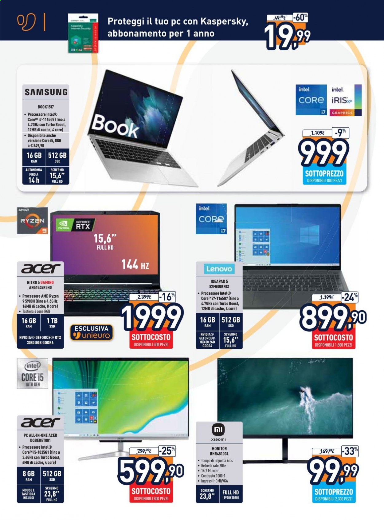 Volantino Unieuro - 23/7/2021 - 1/8/2021. Pagina 10