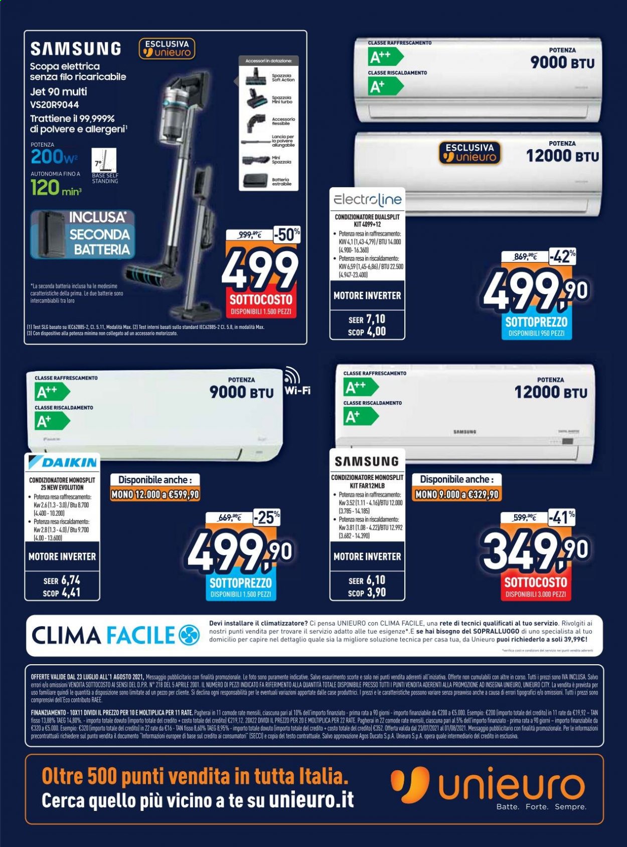 Volantino Unieuro - 23/7/2021 - 1/8/2021. Pagina 16
