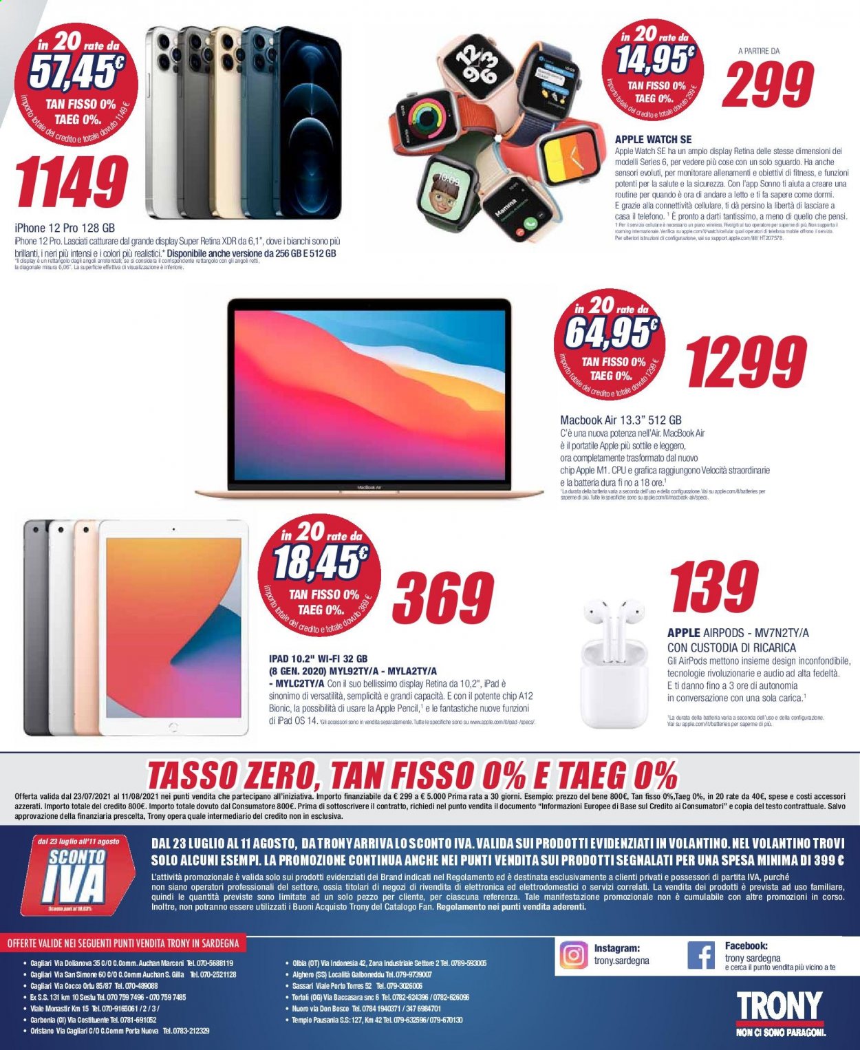 Volantino Trony - 23/7/2021 - 11/8/2021. Pagina 26